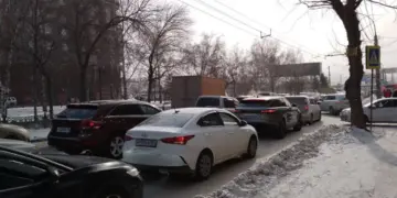 В Новосибирске перекроют движение из-за праздничного салюта 23 февраля