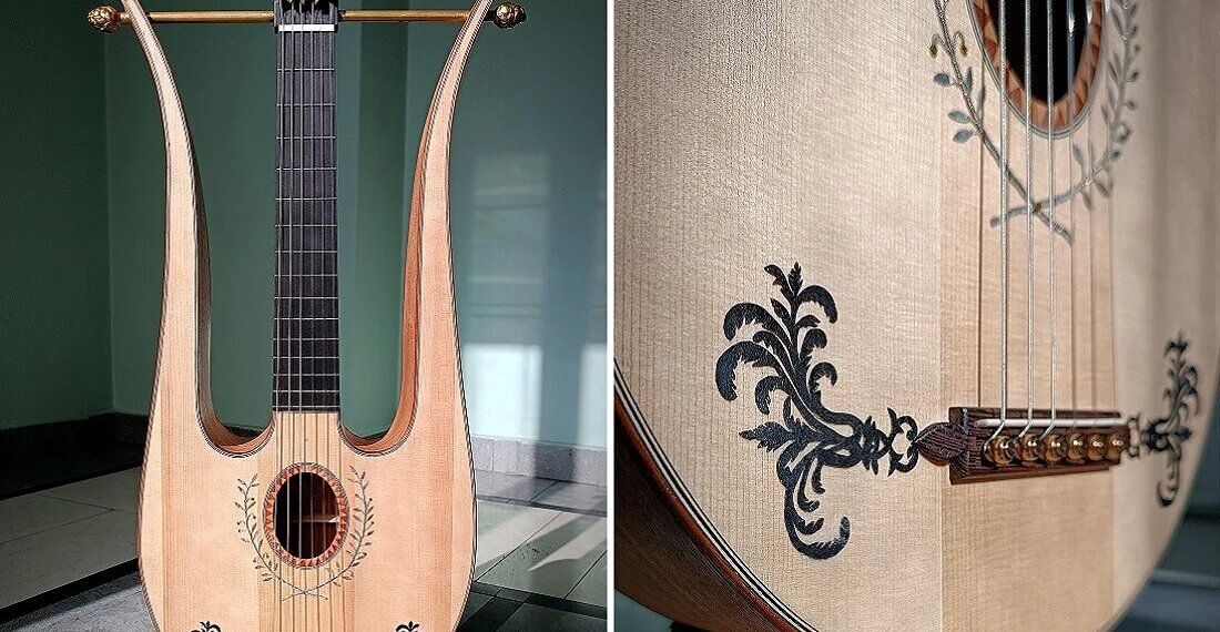 Музыкант из Новосибирска собрал уникальную лирогитару — инструмент XIX века