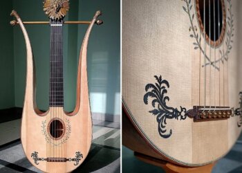 Музыкант из Новосибирска собрал уникальную лирогитару — инструмент XIX века