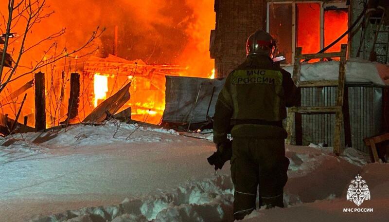 Крупный пожар на ферме в Тогучинском районе унес жизни более сотни телят
