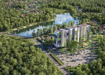 Научный подход к тишине: как выглядит новый проект ГК «Расцветай» на берегу озера Каинка