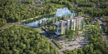 Научный подход к тишине: как выглядит новый проект ГК «Расцветай» на берегу озера Каинка