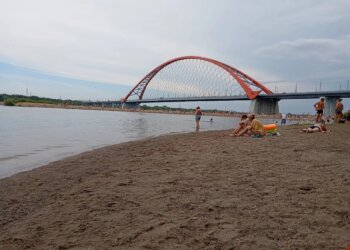 На Бугринском мосту в Новосибирске обновят подсветку