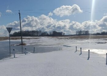 В Новосибирской области зафиксирован первый перелив воды на трассе
