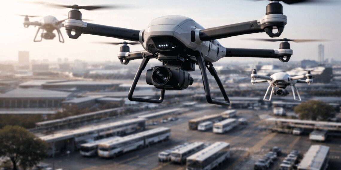 Нарушителей на транспорте будут искать дроны