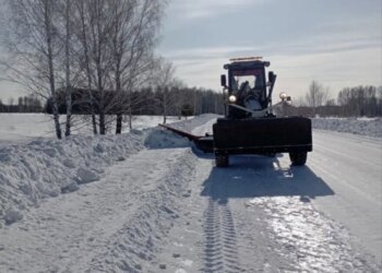 ТУАД усилил работу на трассах Новосибирской области из-за метели и шквалистого ветра