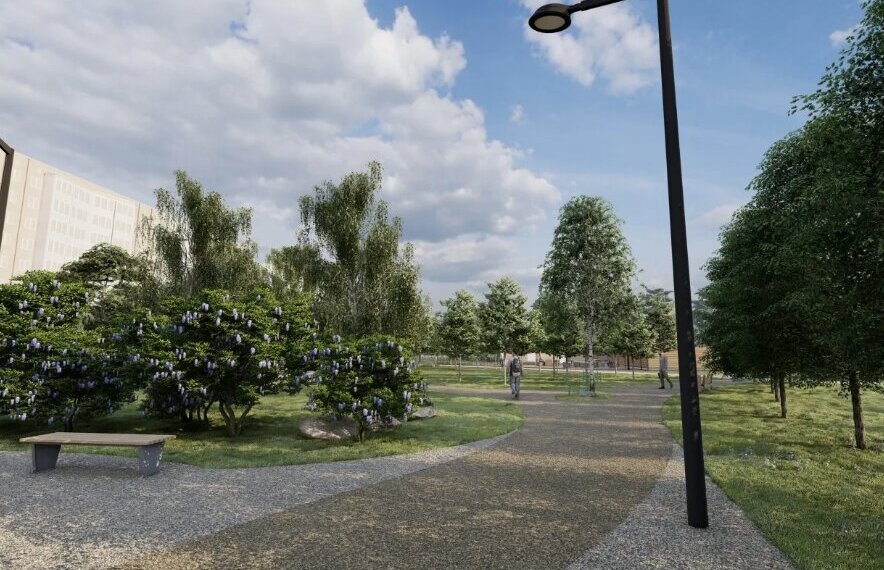 В Новосибирске продолжится благоустройство сквера на Демакова в Академгородке