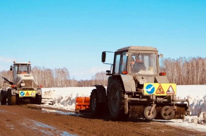 ТУАД НСО начинает плановую подготовку дорог к весеннему паводку 2026 года