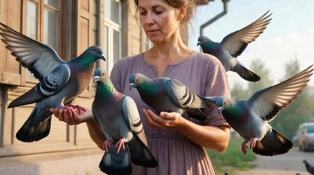 «День такой хороший и старушка крошит..»: россиян начнут штрафовать за кормление голубей