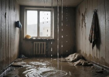 Крыша текла, УК предлагала ремонт «с выселением», а суд насчитал 182 тысячи