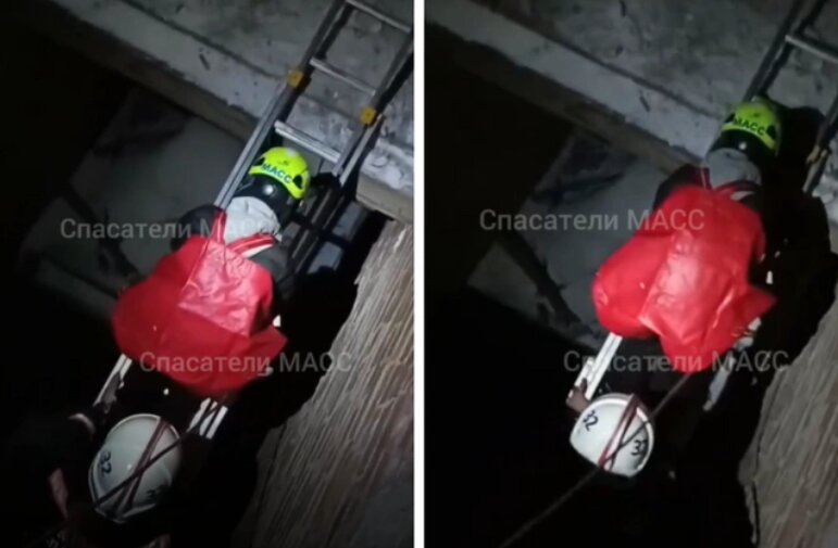 В Новосибирске спасатели сняли детей с третьего этажа заброшки