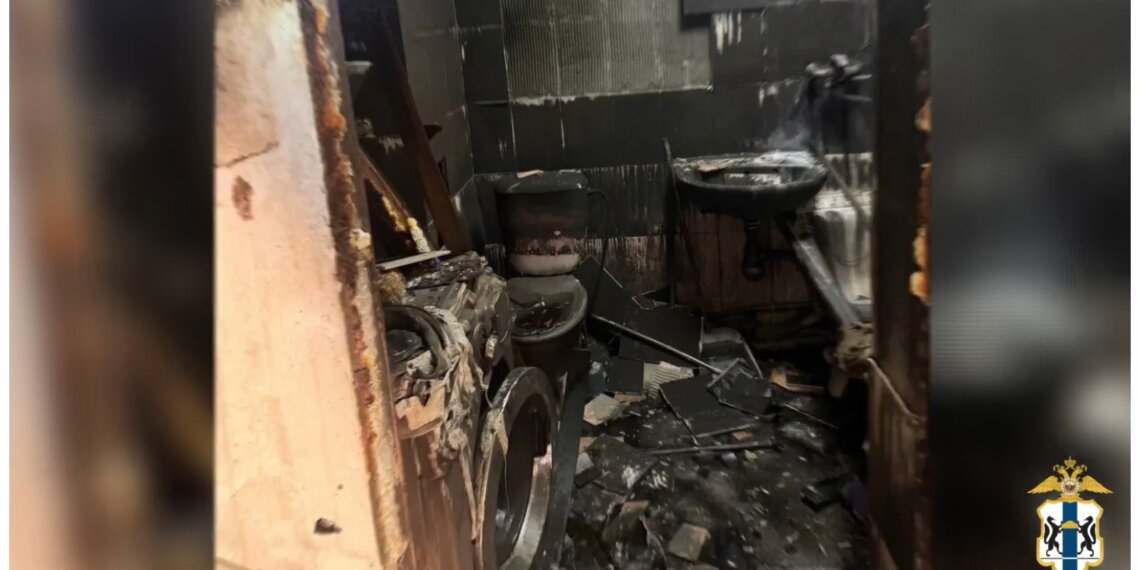 Поджёг квартиру из ревности: в Новосибирске задержан подозреваемый хулиган