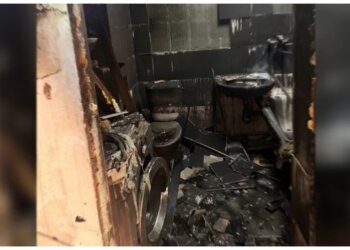 Поджёг квартиру из ревности: в Новосибирске задержан подозреваемый хулиган