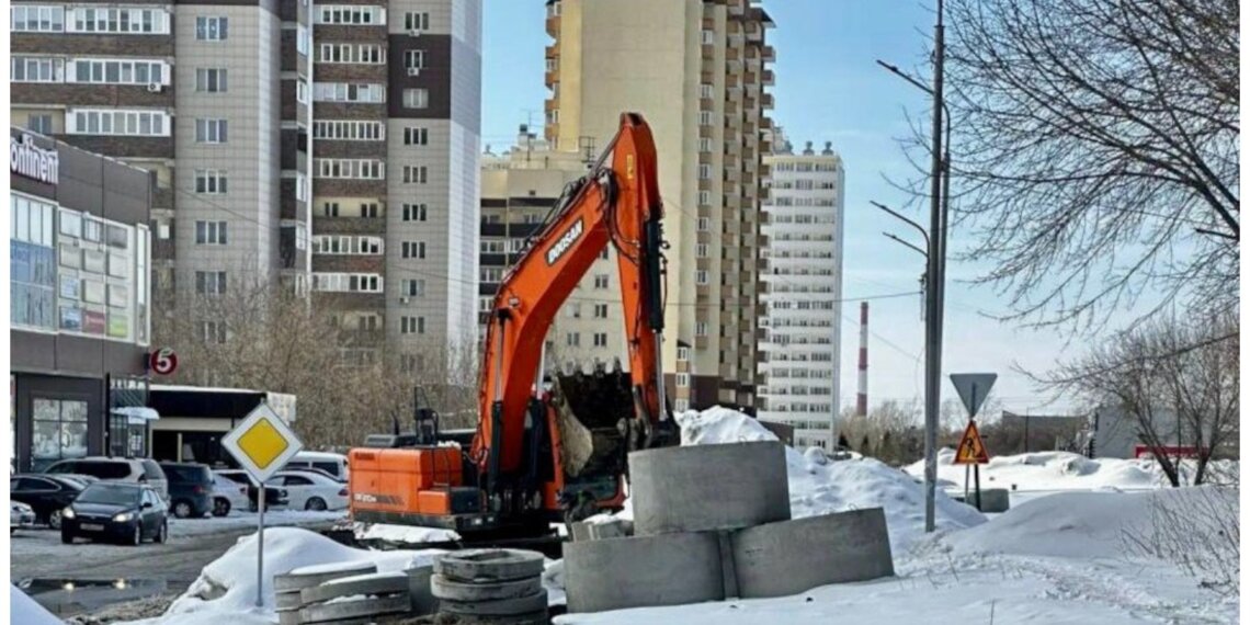 Затулинцы, ликуйте: на Петухова в Новосибирске строят ливнёвку