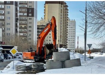 Затулинцы, ликуйте: на Петухова в Новосибирске строят ливнёвку