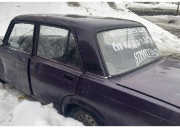 Брошенную «девятку-стритуху» нашли у заправки в Новосибирске