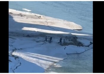 Подростки снова вышли на лёд у Ясного берега — спасатели не успели их перехватить