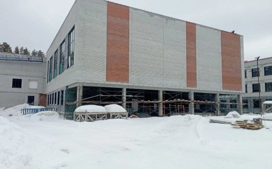 Под Новосибирском возводят новую школу на 550 учеников