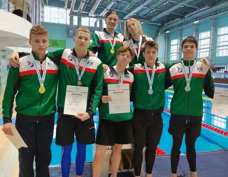 Юные новосибирские пловцы-подводники отлично выступили на первенстве России