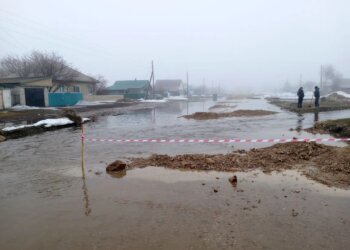 Талые воды начали топить сёла в Алтайском крае