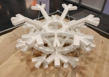 В Новосибирском парке  «Арена» планируют построить смотровую площадку в виде снежинки