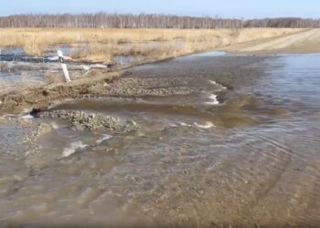 В Новосибирской области из-за паводка закрыли дорогу к Чулыму