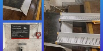 На вокзале Новосибирск-Главный инвалиды не могли попасть на платформы