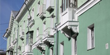 Жилым домам на Богдана Хмельницкого возвращают исторический облик