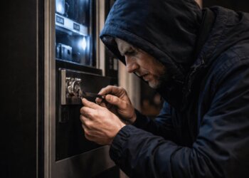 Новосибирец украл iPhone из вендингового автомата на глазах у продавца фруктов