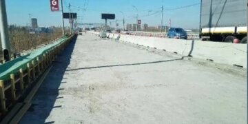 На Димитровском мосту Новосибирска стартовали ключевые бетонные работы