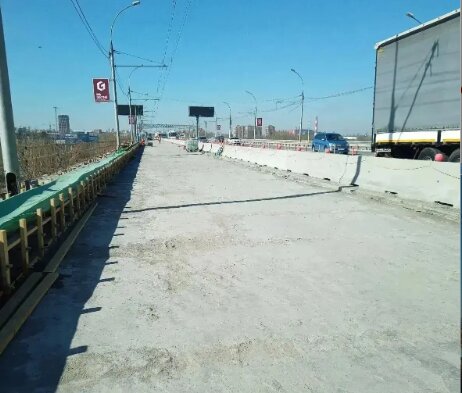На Димитровском мосту Новосибирска стартовали ключевые бетонные работы