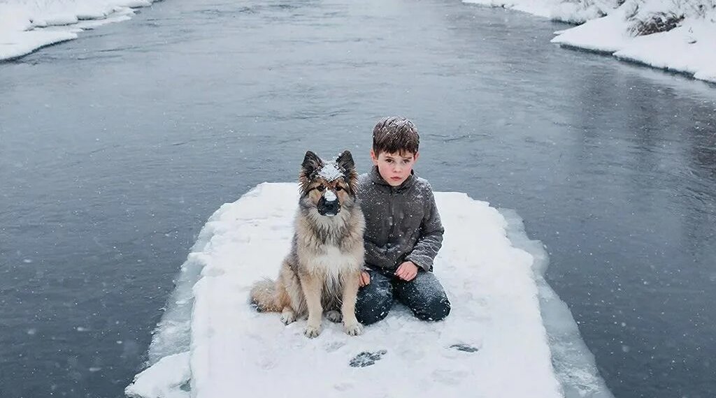 Добрый мальчик в Забайкалье уплыл на отколовшейся льдине
