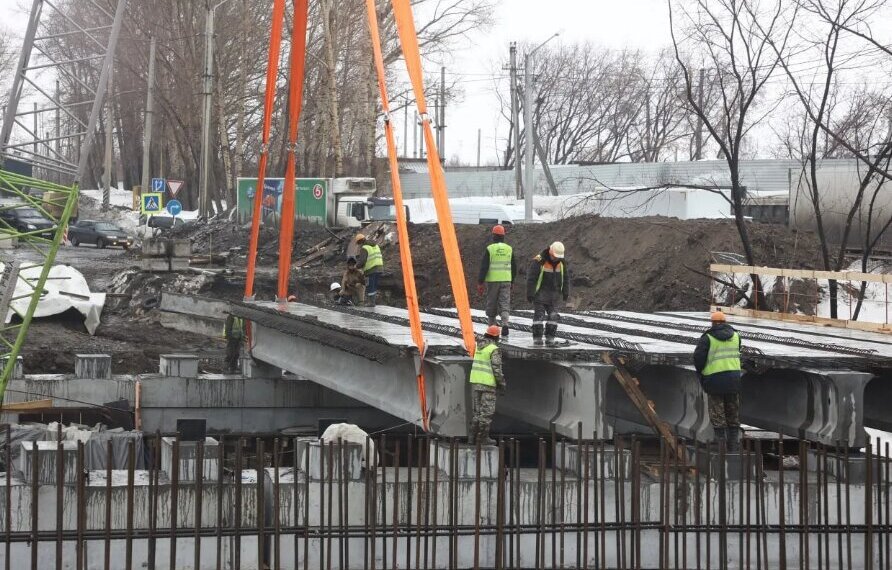 Капремонт моста через реку Тулу выполнен на 43 %