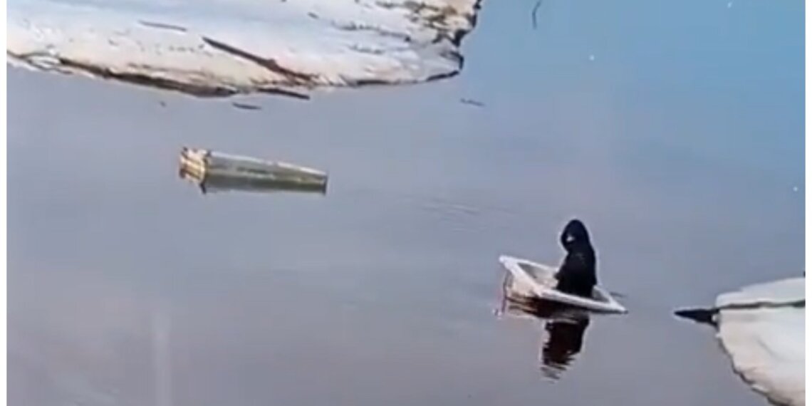 Ребёнок решил пересечь реку в Тюменской области… на ванне