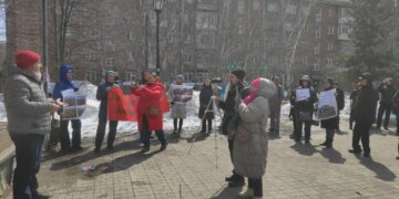 В Новосибирске прошёл пикет против законопроекта об упрощённом снятии памятников истории и культуры с охраны