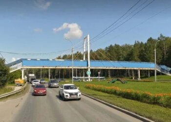 В Новосибирске готовится ремонт пешеходного моста у остановки «Обское море»