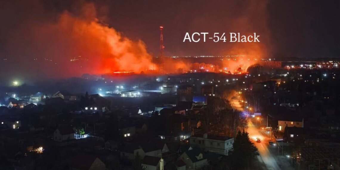 В Кировском районе пять часов горело поле: ветер нёс пламя к частному сектору