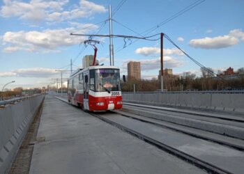 Запуск эстакады на площади Труда улучшит движение трамваев в левобережье Новосибирска