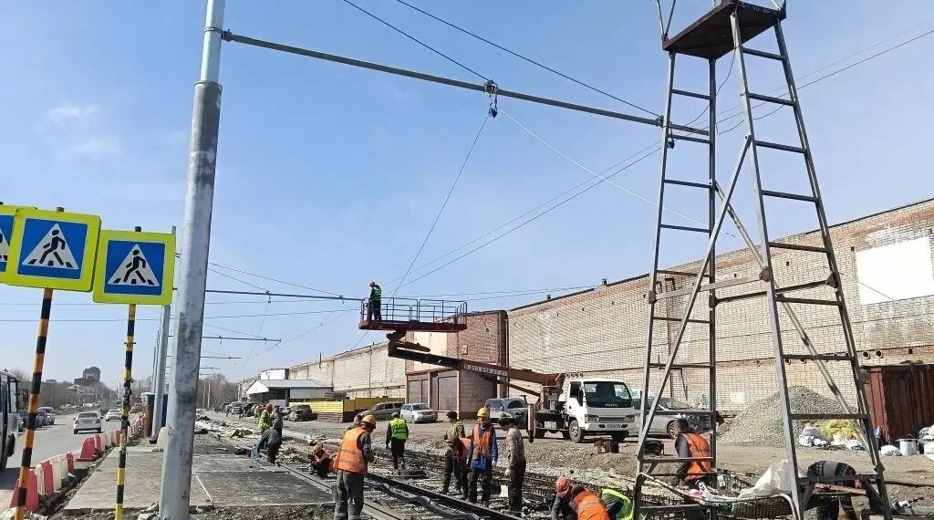 В левобережье Новосибирска изменится схема движения трамваев