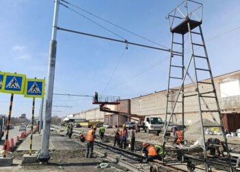 В левобережье Новосибирска изменится схема движения трамваев