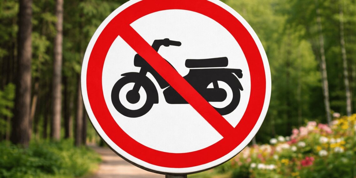 Новосибирский суд запретил кататься на мопедах по Дендропарку