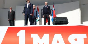 Митинг-концерт в честь Первомая прошёл в Новосибирске