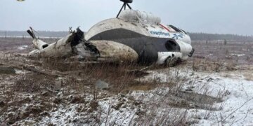 Вертолёт новосибирского авиапредприятия «Ельцовка» упал в Коми — на борту было 24 человека