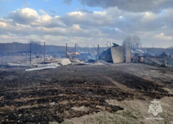 В Томской области назвали причину пожара, уничтожившего 16 домов