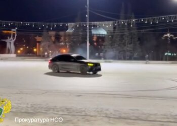 В Новосибирске завершено расследование уголовного дела о дрифте на автомобиле без номеров