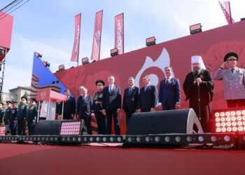 Новосибирск отмечает День Победы