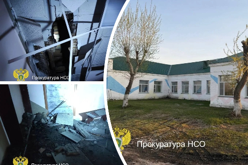 Потолки рухнули в новосибирской спортшколе после ремонта