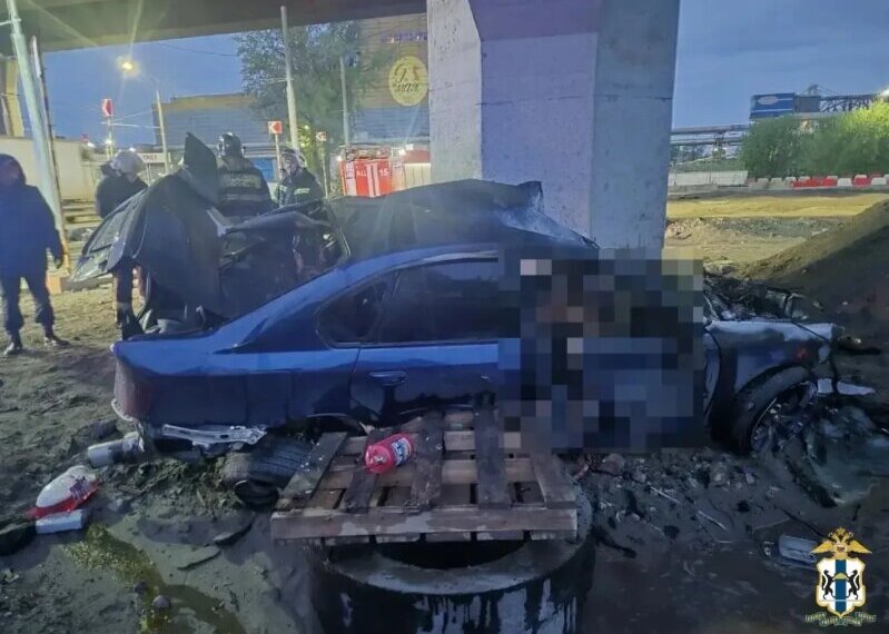Два человека погибли в аварии на развязке четвёртого моста в Новосибирске