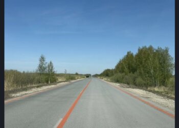 К озеру по асфальту: в Барабинском районе реконструируют дорогу по нацпроекту