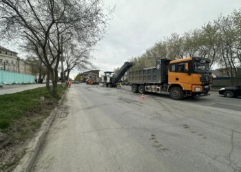 В Новосибирске начали ремонтировать «дублёра» Большевистской